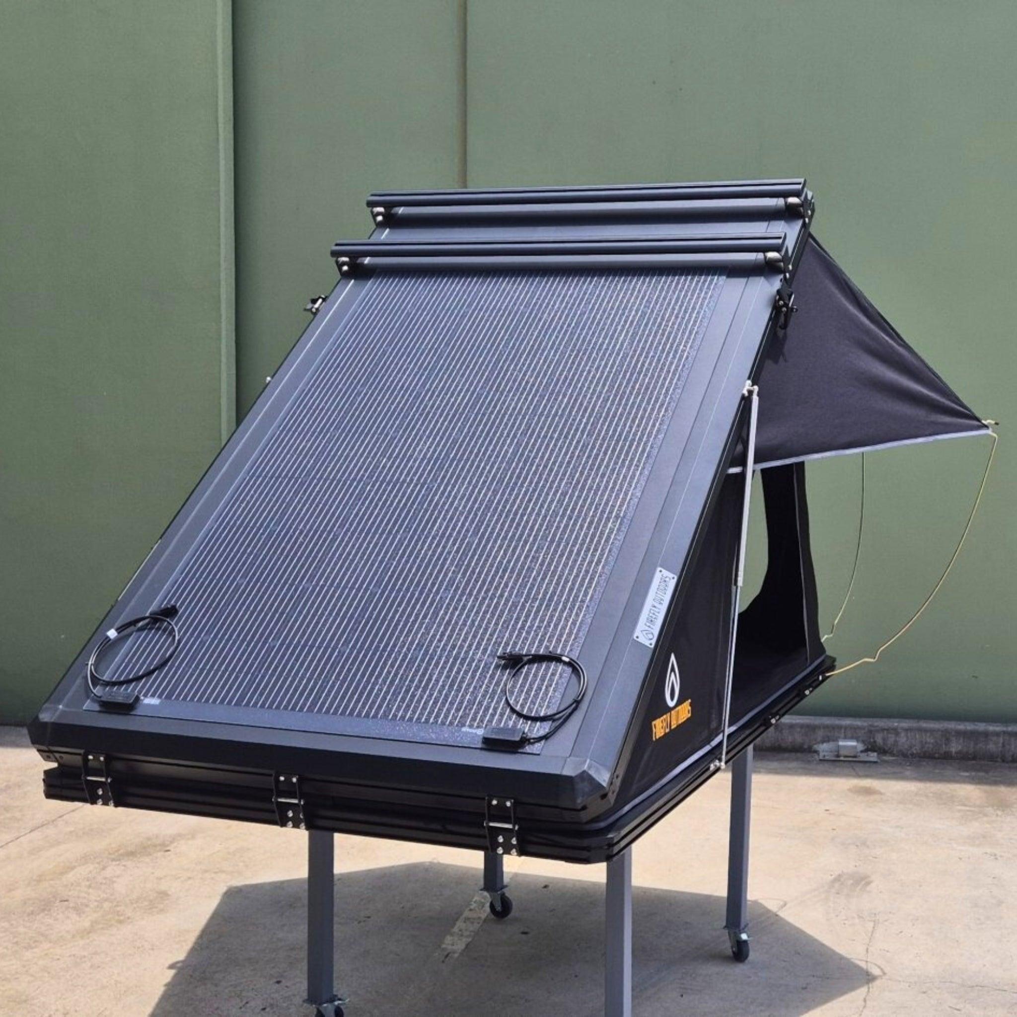 Phoenix 1.3 - Slimline Rooftop Tent with 300W Solar Panel - Firefly Outdoors
